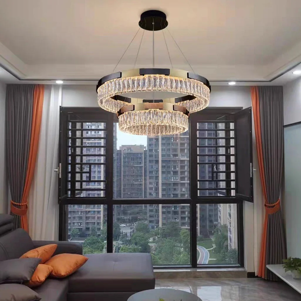 New Designer Recommended Modern Light Luxury Round/Oval Crystal Chandelier for Living Room/Dining Room - Image 5
