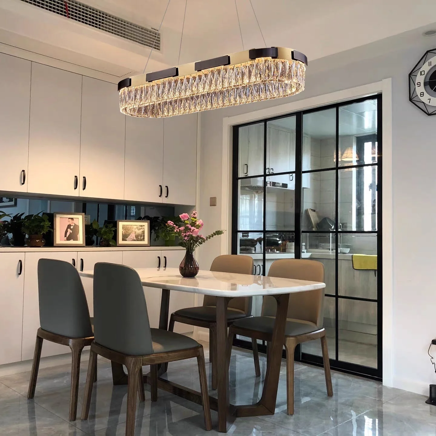 New Designer Recommended Modern Light Luxury Round/Oval Crystal Chandelier for Living Room/Dining Room - Image 6