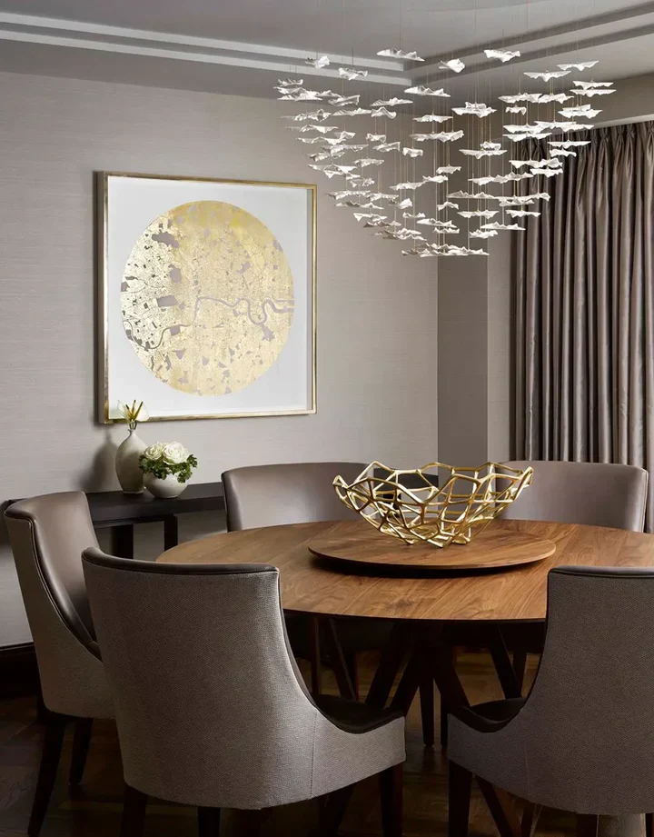 New Postmodern Round/Oval 84/102/170/192 Leaves Art Design Chandelier - Image 4