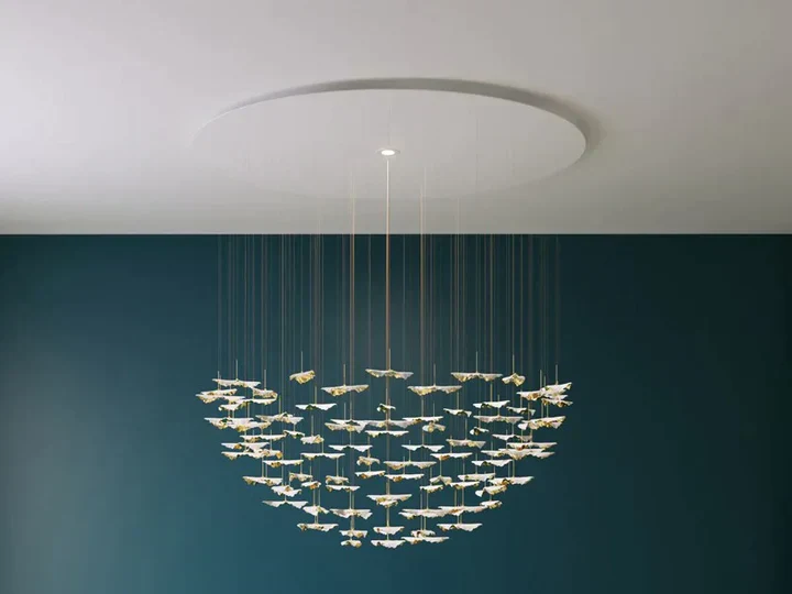 New Postmodern Round/Oval 84/102/170/192 Leaves Art Design Chandelier - Image 8