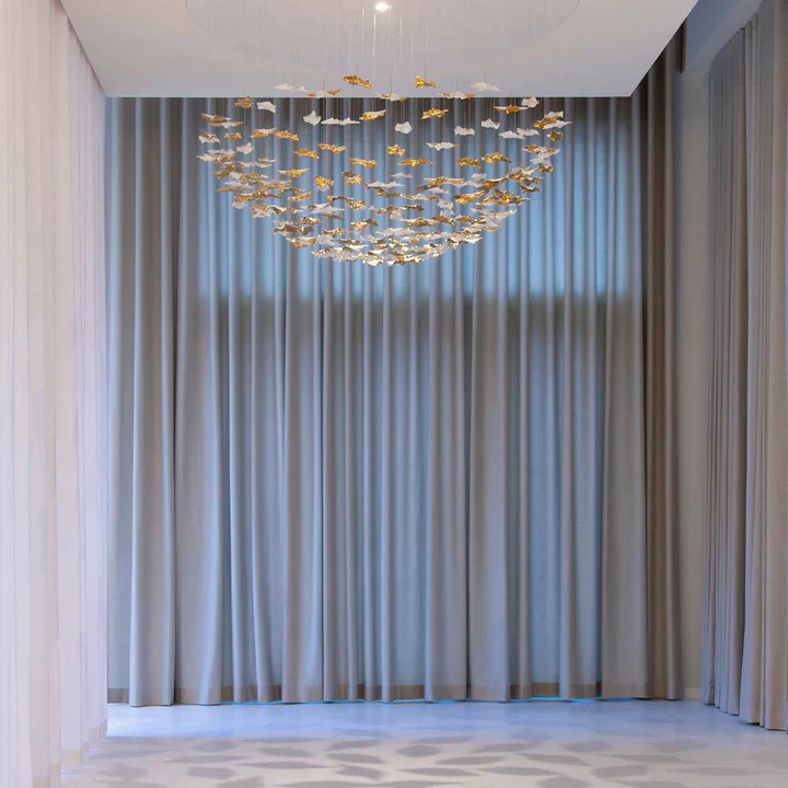 New Postmodern Round/Oval 84/102/170/192 Leaves Art Design Chandelier - Image 9