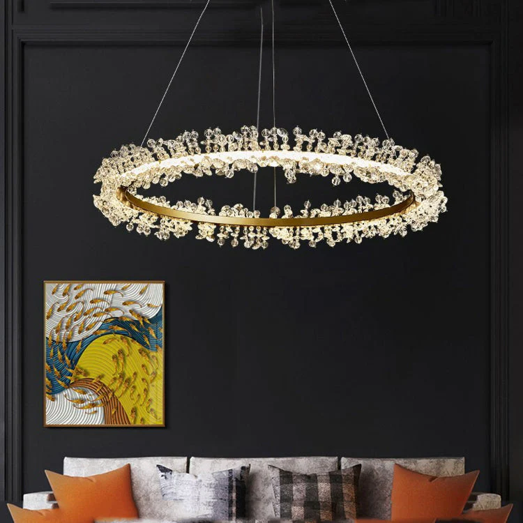 Nolan Halo Crystal Chandelier - Image 2