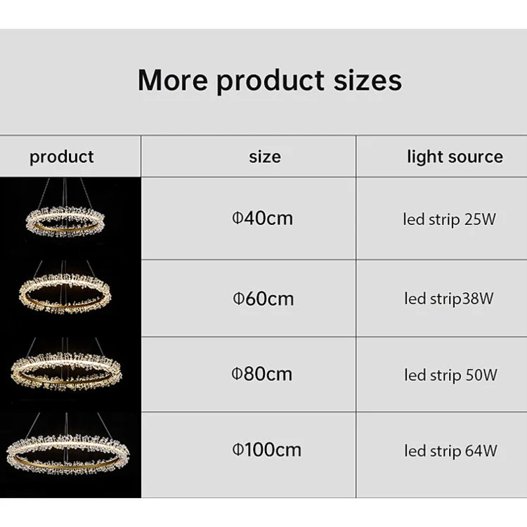 Nolan Halo Crystal Chandelier - Image 7