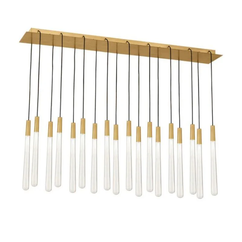 Noland 18-Light Linear Crystal Chandelier 48" - Image 3