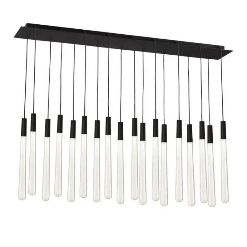 Noland 18-Light Linear Crystal Chandelier 48" - Image 4