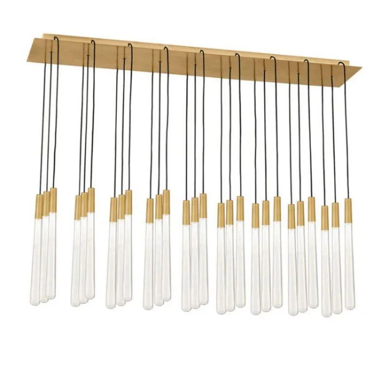 Noland 27-Light Linear Crystal Chandelier 48" - Image 3