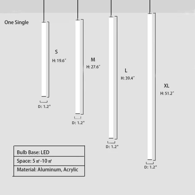 Scandinavia Minimalist White Pendant Light for Bedside/Dining Room/Staircase - Image 11
