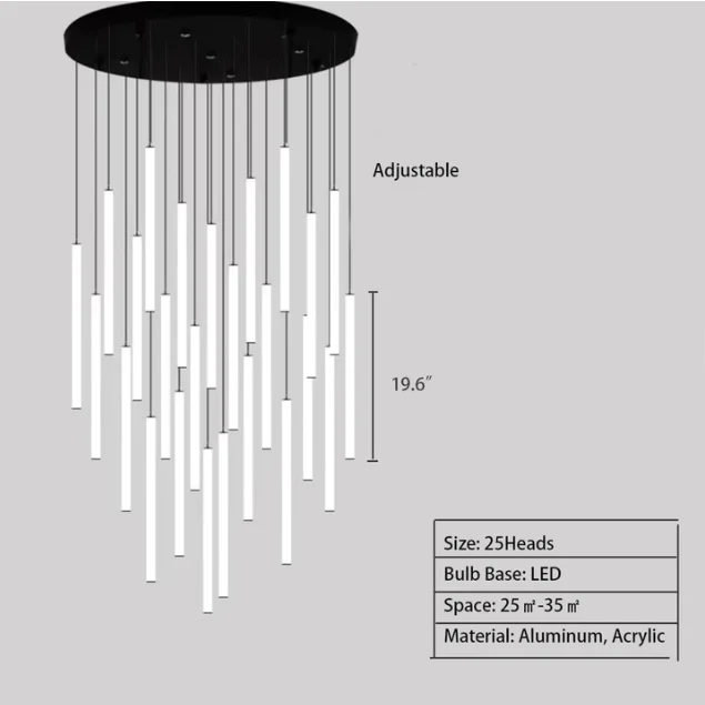 Scandinavia Minimalist White Pendant Light for Bedside/Dining Room/Staircase - Image 15