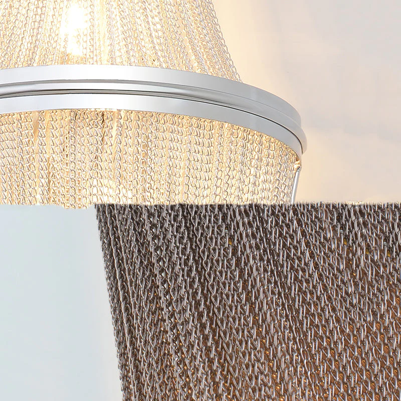 Nyasia Aluminum Chain Wall Sconce for Living Room, Kitchen, Bedroom - Image 10