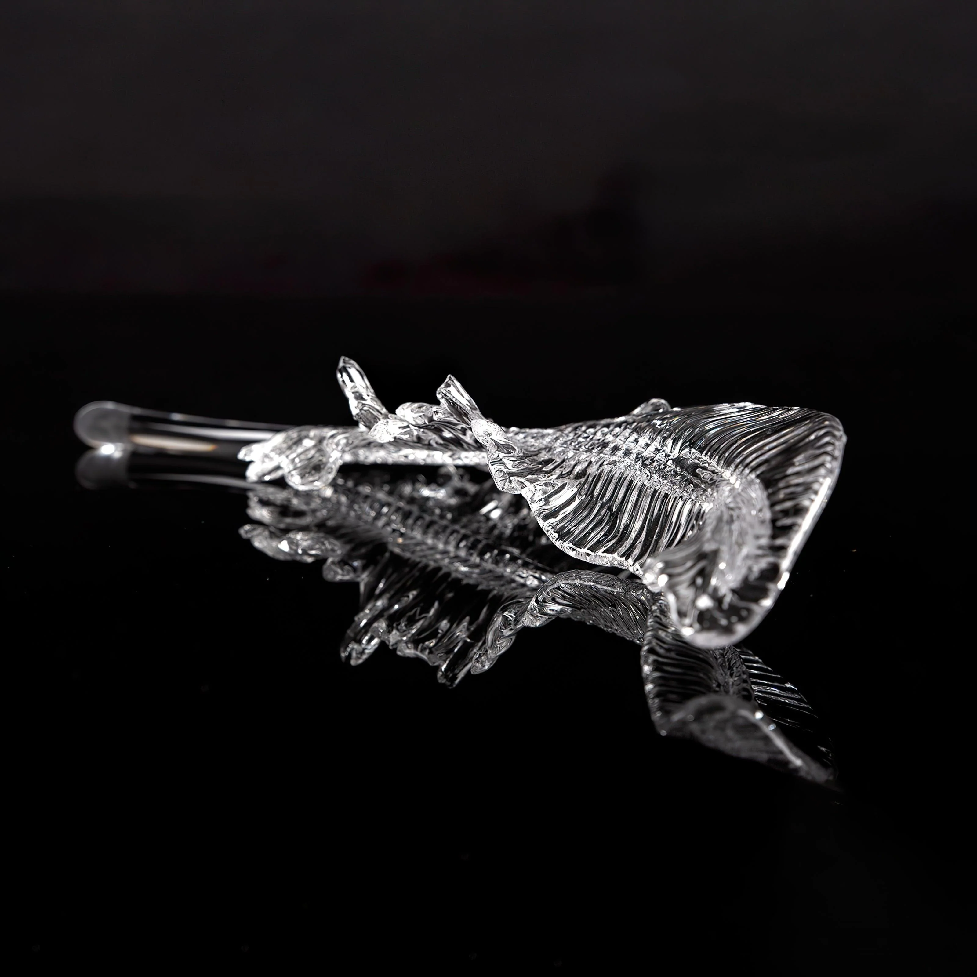 Odette Glass Feathers Chandelier,  Customized Modern Chandelier For Lobby,Hallway,Staircase - Image 7
