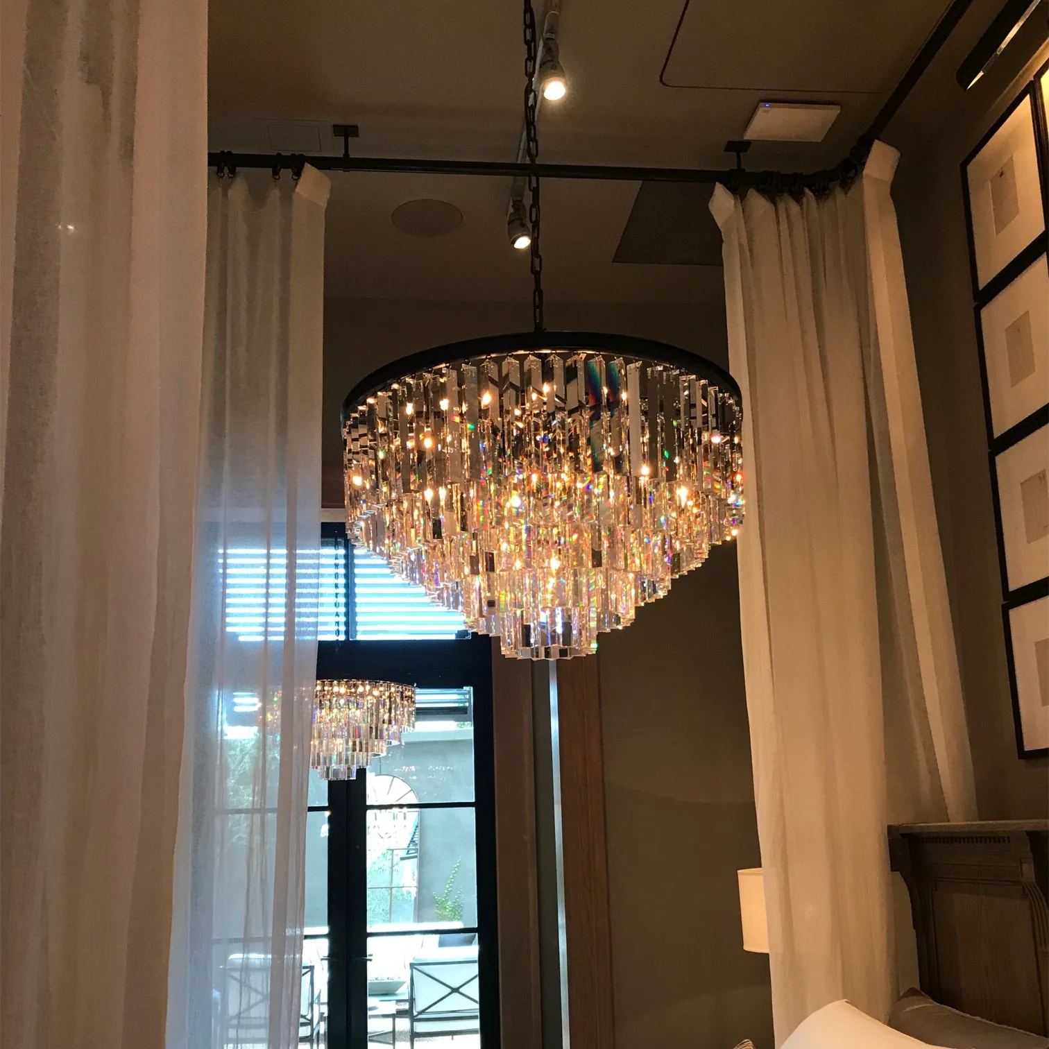 Odiana Series K9 Crystal Tiered Round Chandelier 19" 31" 43" Chandelier For Living Room Dinning Room - Image 19