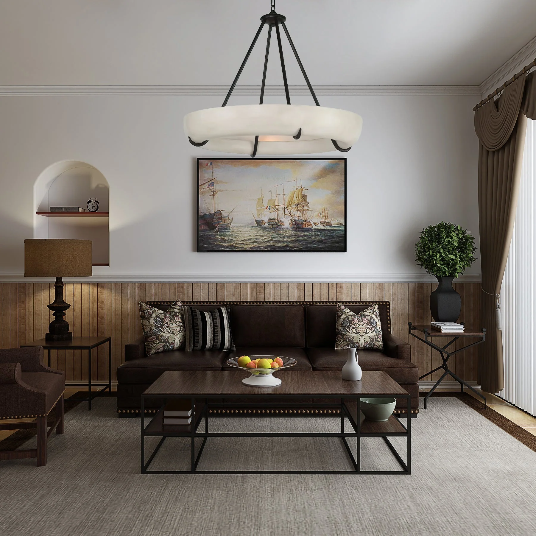 Orion Alabaster Chandelier - Image 4