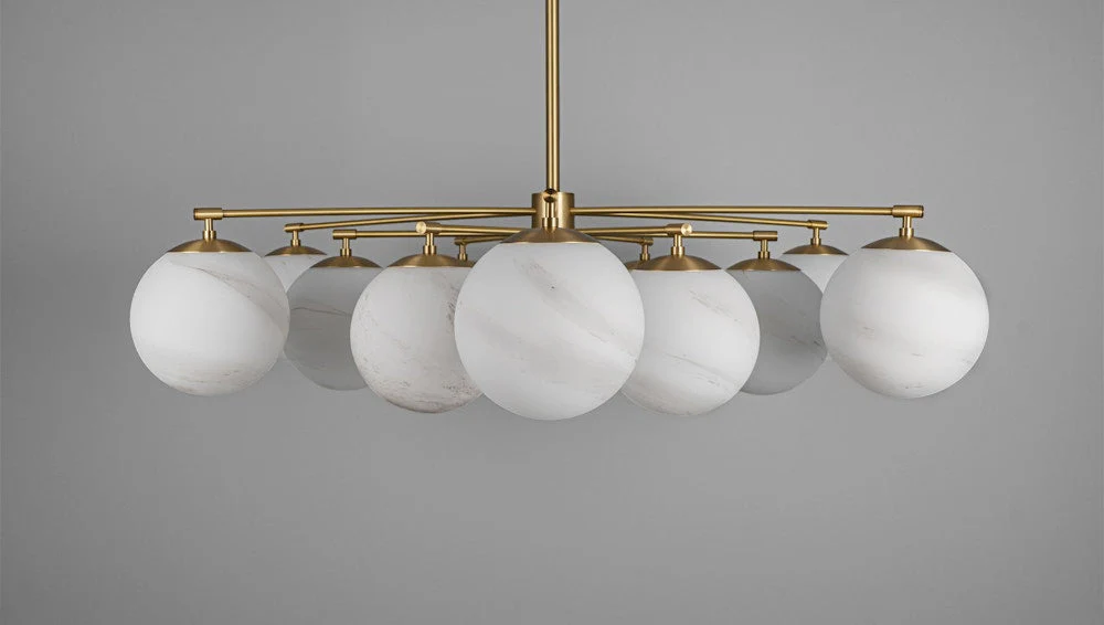 Orion Oval Flush Mount Base Chandelier Ø47.8″ - Image 10
