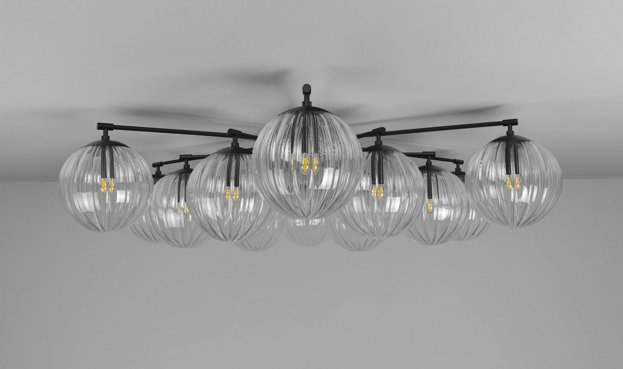 Orion Oval Flush Mount Base Chandelier Ø47.8″ - Image 4
