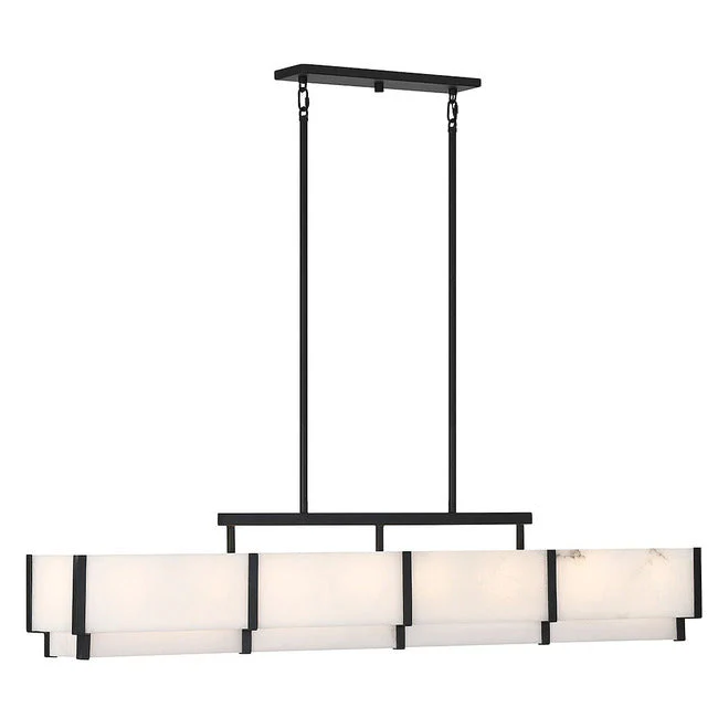 Coralline Alabaster Linear Chandelier - Image 6