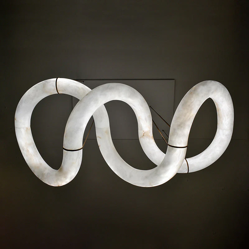 Ethereal Alabaster Chandelier 70½" - Image 2