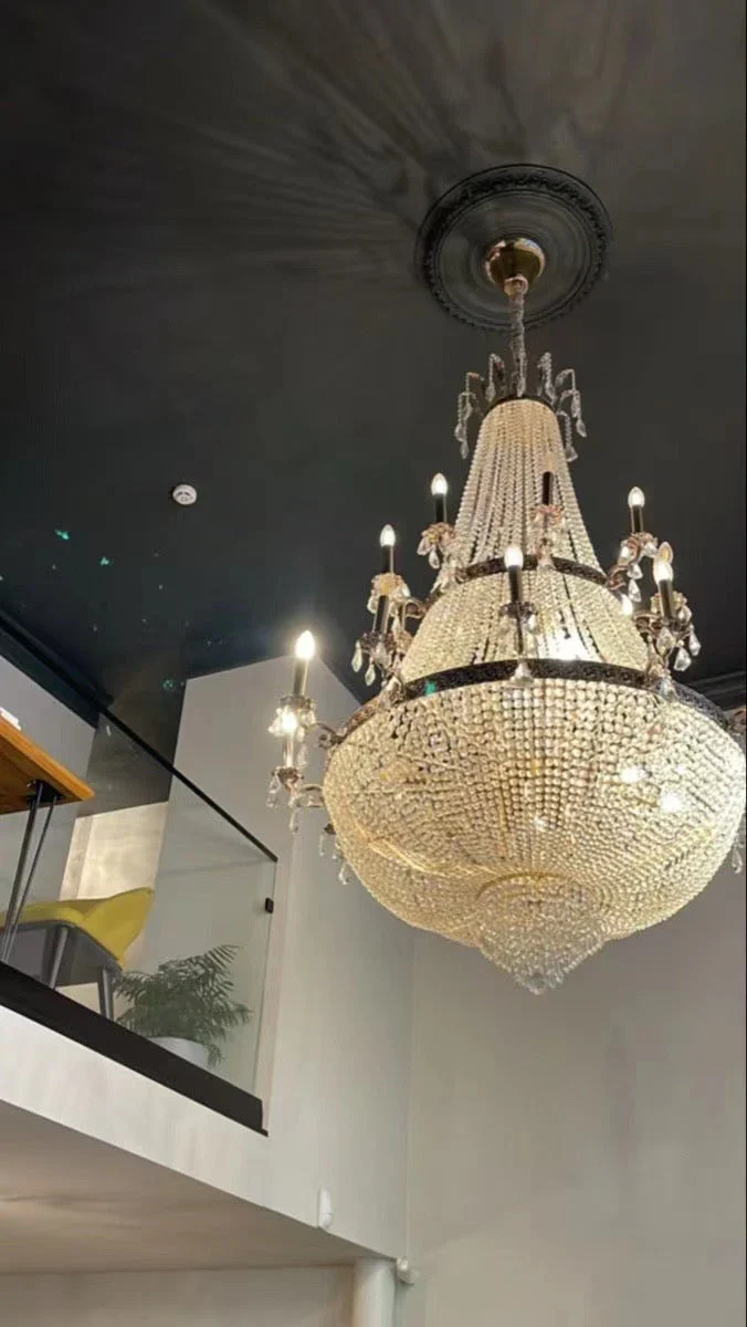 Oversized Luxury Double-layers Golden French Style Crystal Chandelier for Living/Dinning Room/Foyer/Hallway/Staircase - Image 3