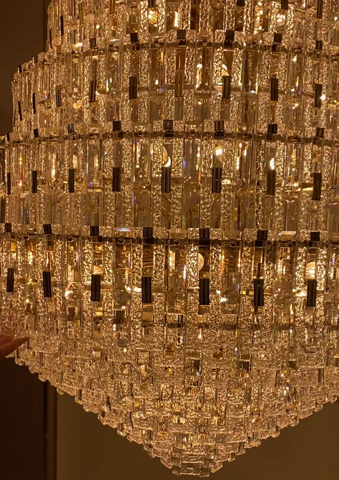 Oversized Multi-layers Honeycomb Luxury Ceiling Crystal Chandelier For Big Hallway/Foyer/Entryway - Image 8