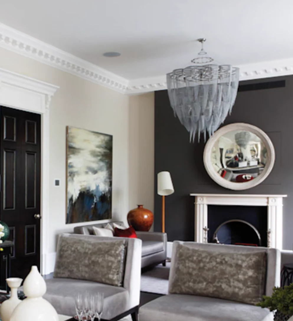 Oversized Post-Modern Aluminium Chain Tassel Pendant Chandelier for Large Living Room/Staircase/Villa - Image 3