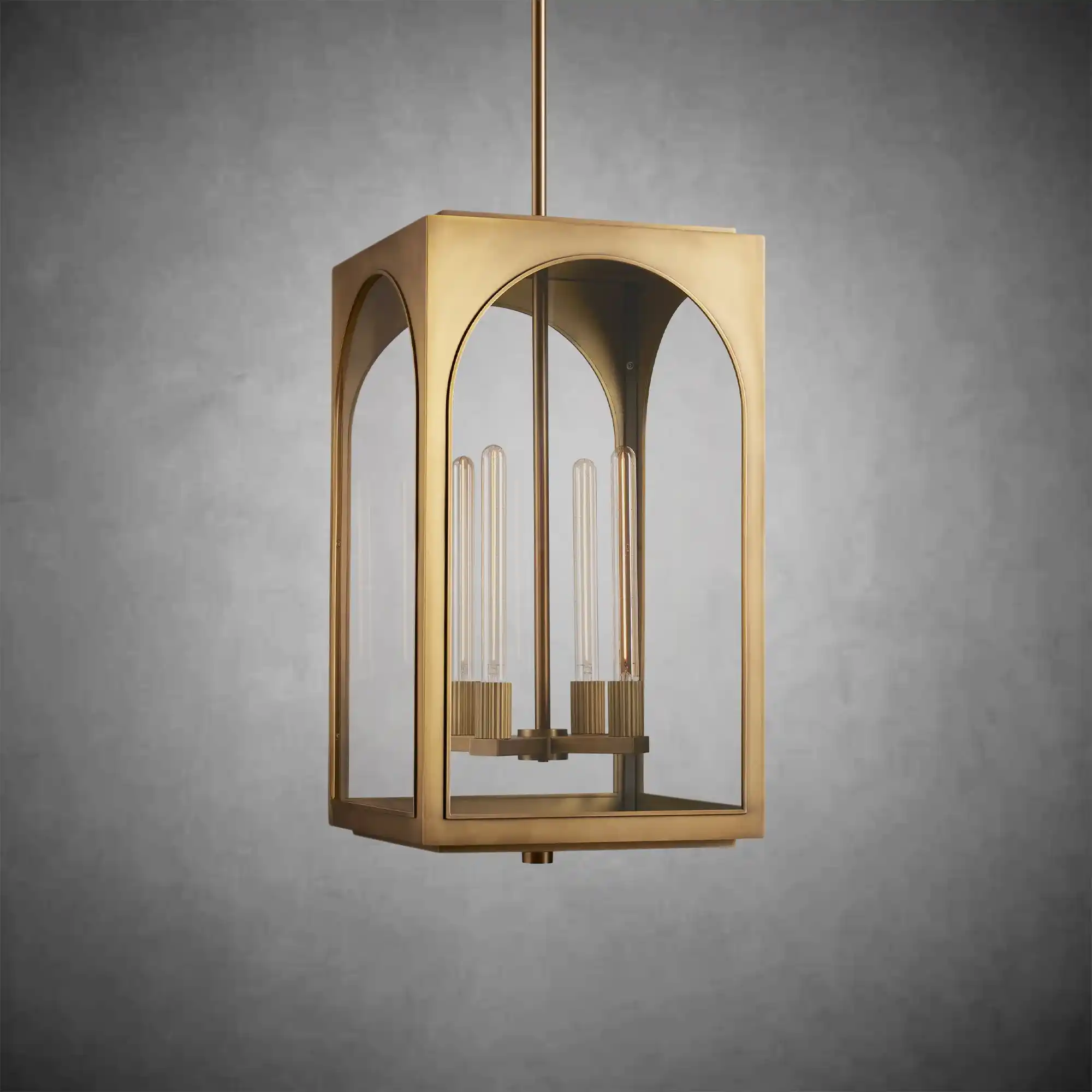 Palladian Outdoor Pendant – Brass or Bronze 28‑inch Wall Sconce - Image 4