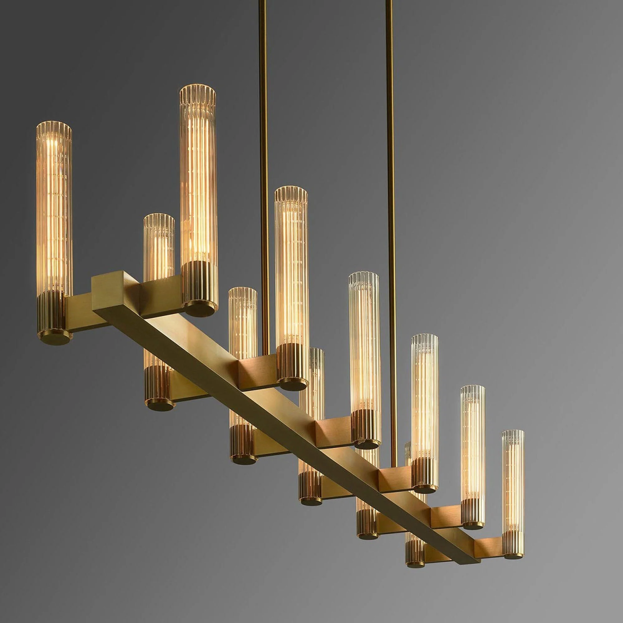 Pastis Linear Chandelier 60''W - Image 3