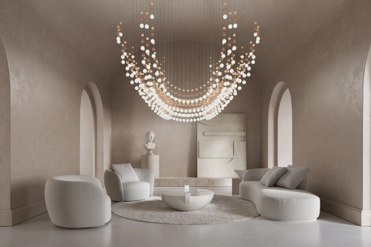 Pearl Curtain Customize Chandelier - Image 10