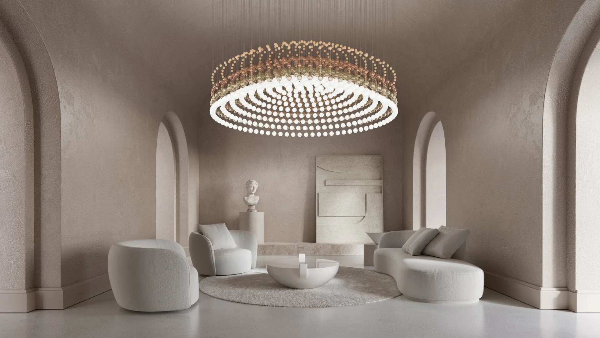 Pearl Curtain Customize Chandelier - Image 17