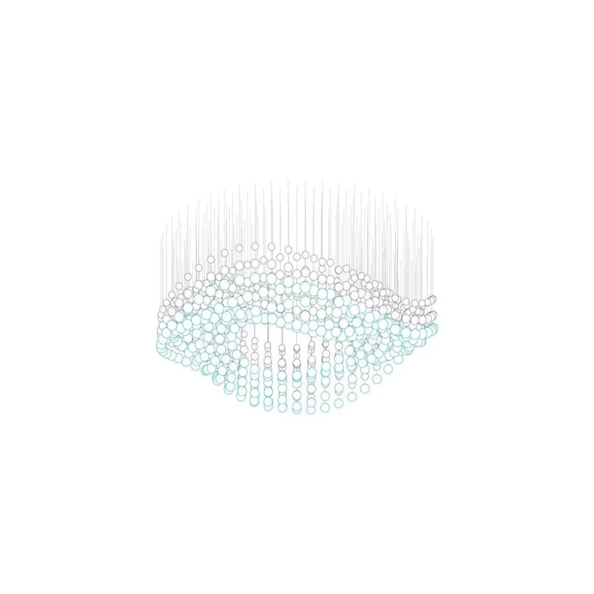 Pearl Curtain Customize Chandelier - Image 19