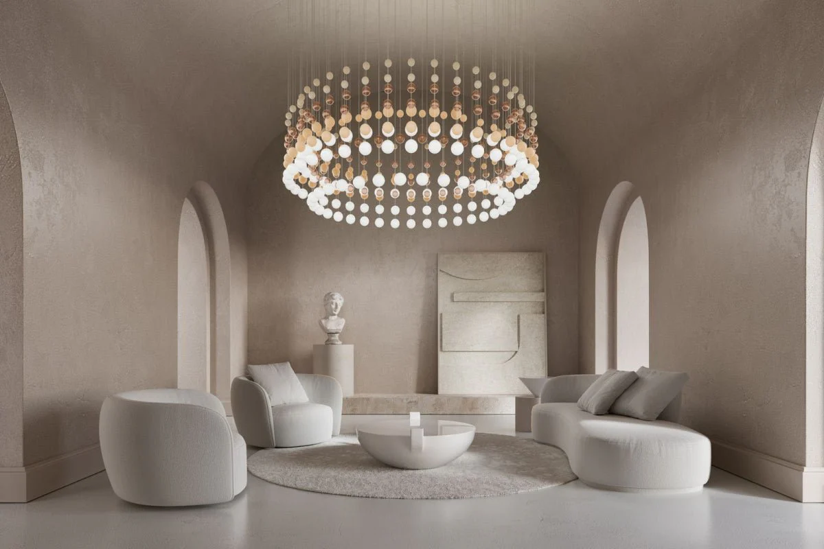Pearl Curtain Customize Chandelier - Image 20