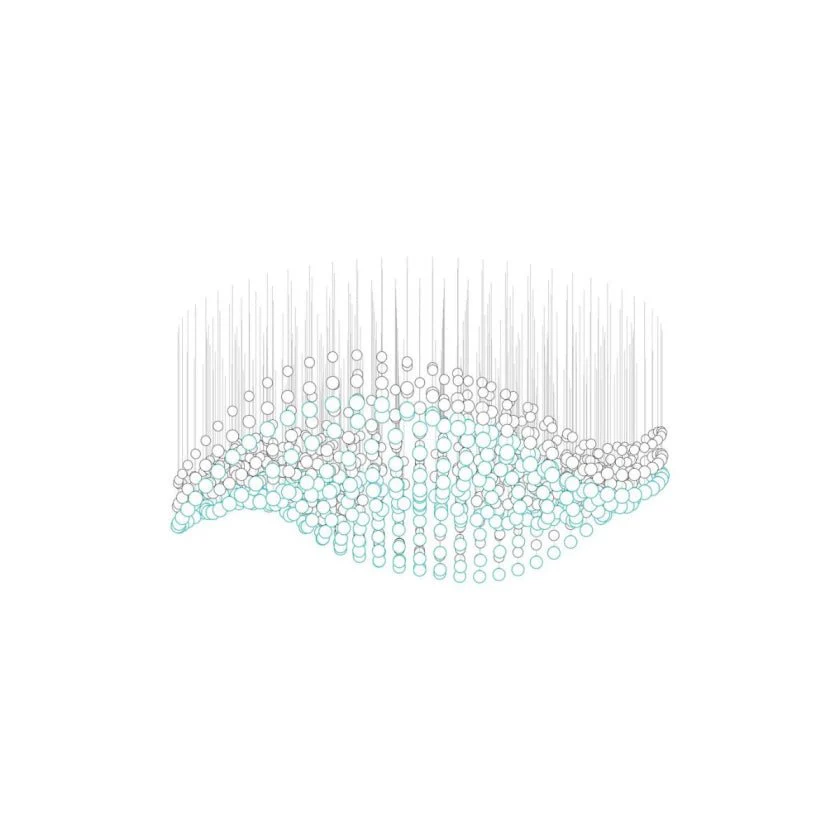Pearl Curtain Customize Chandelier - Image 22
