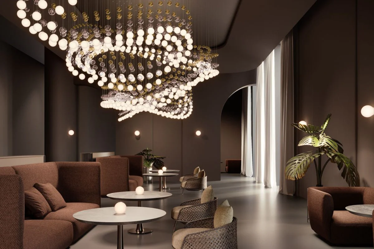 Pearl Curtain Customize Chandelier - Image 27