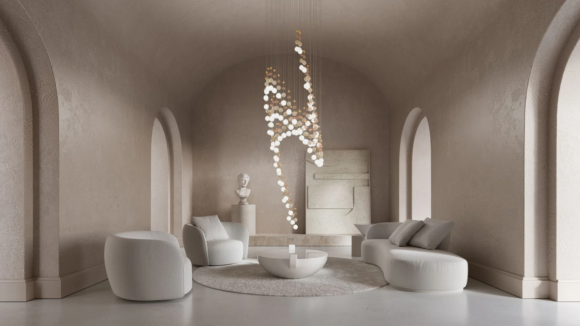 Pearl Curtain Customize Chandelier - Image 30