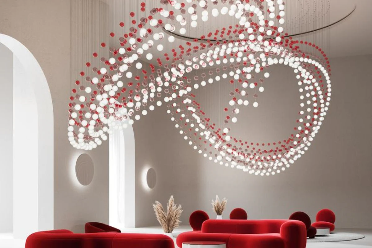 Pearl Curtain Customize Chandelier - Image 35