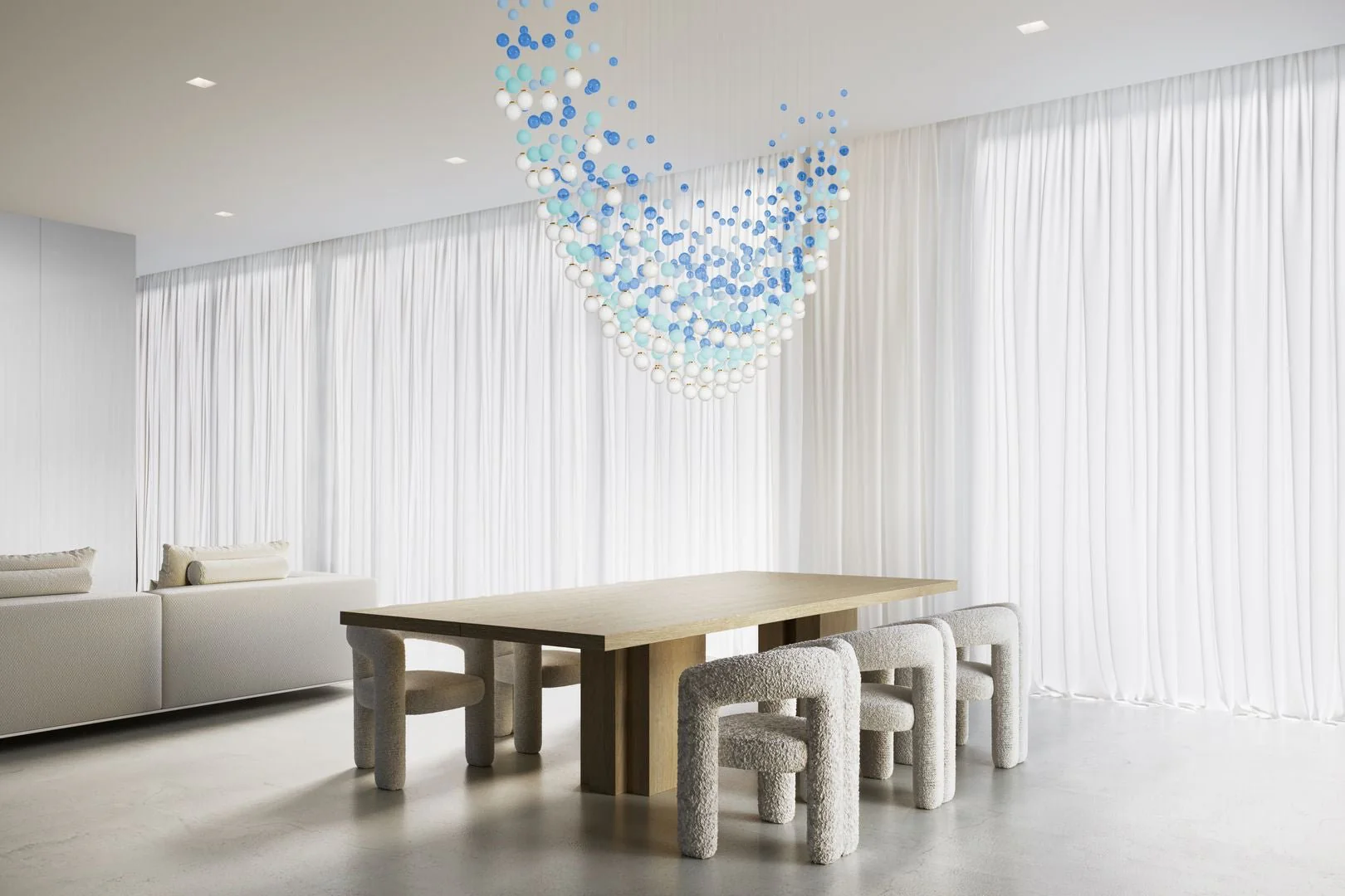 Pearl Curtain Customize Chandelier - Image 39