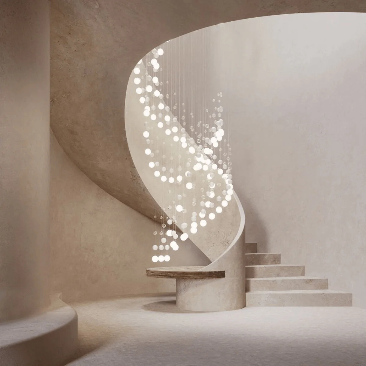Pearl Curtain Customize Chandelier - Image 4