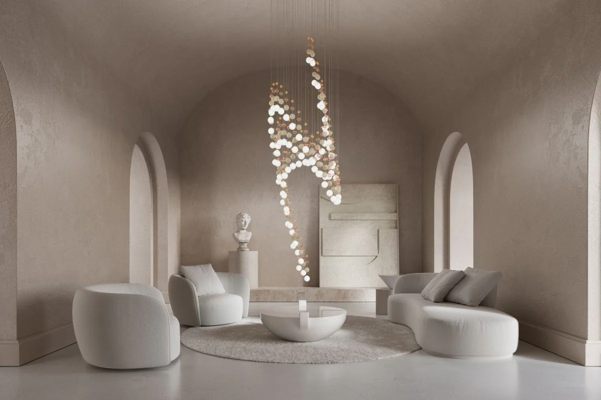 Pearl Curtain Customize Chandelier - Image 44