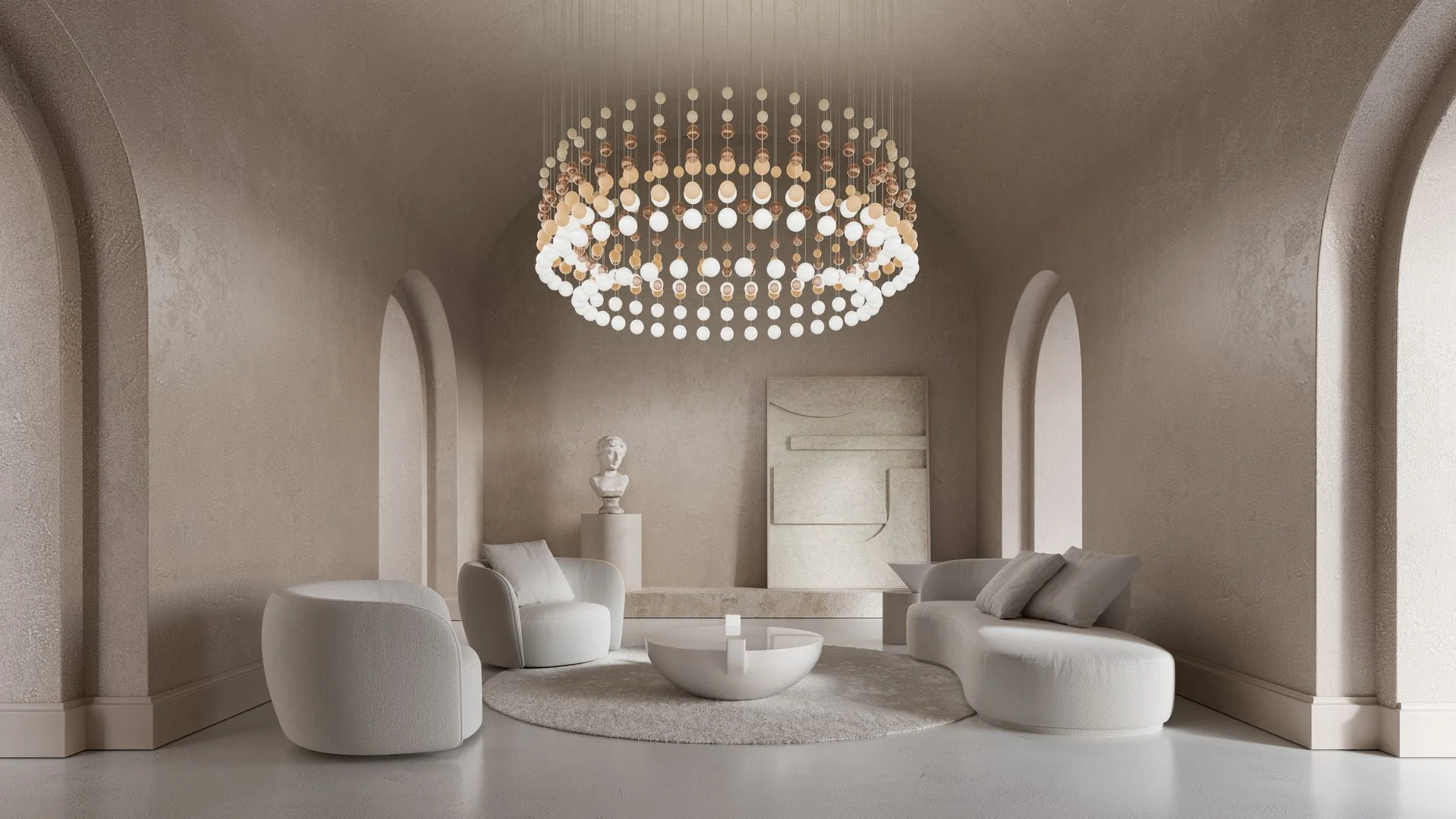 Pearl Curtain Customize Chandelier - Image 48