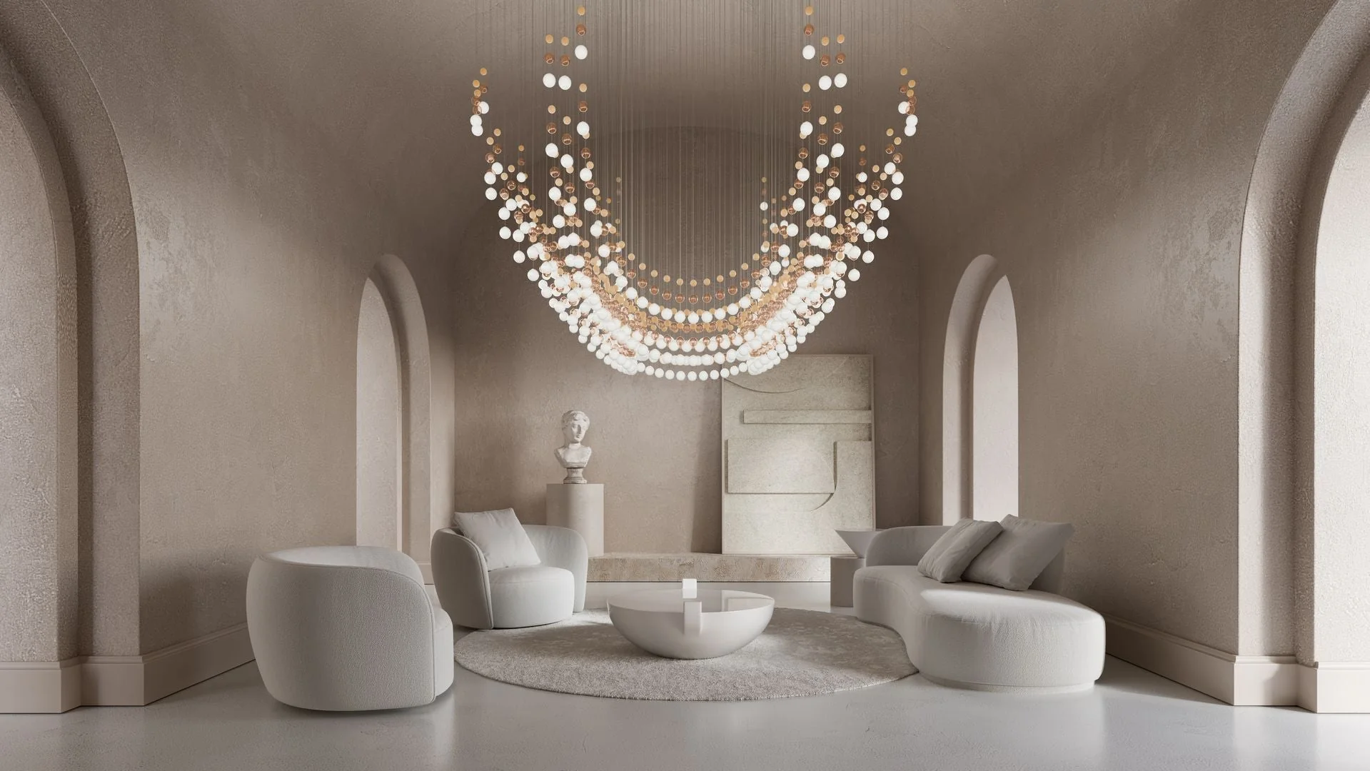 Pearl Curtain Customize Chandelier - Image 51