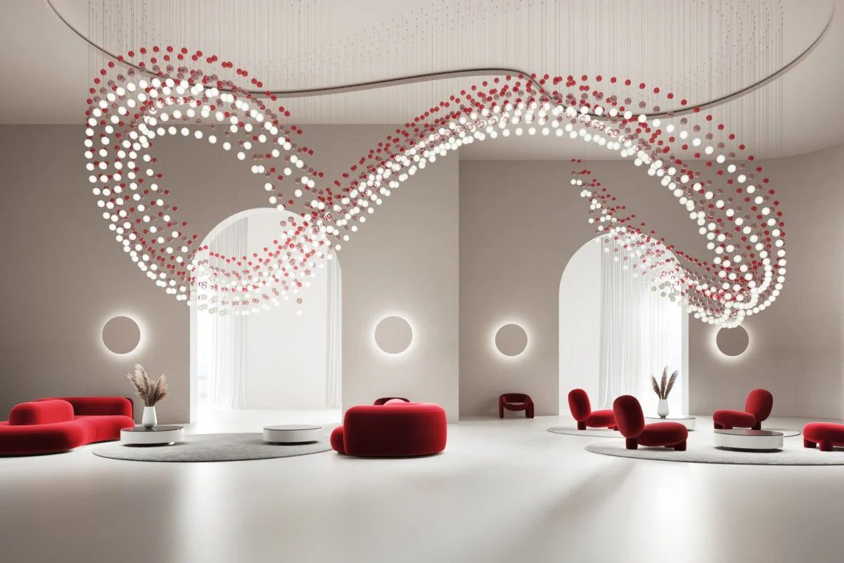Pearl Curtain Customize Chandelier - Image 53