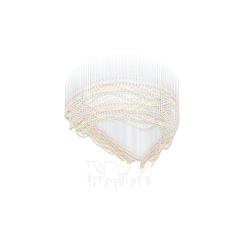 Pearl Curtain Customize Chandelier - Image 59