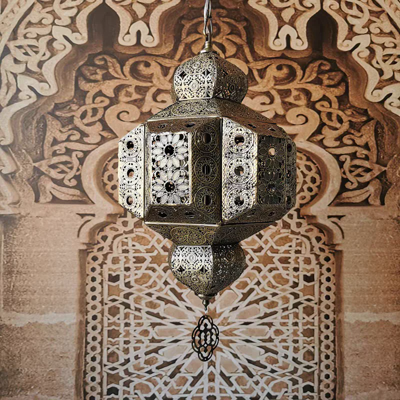 Retro Decorative Design Iron Pendant Light Fixture Chandelier for Dining Room/Living Room/Bedroom/Restaurant/Cafe - Image 5