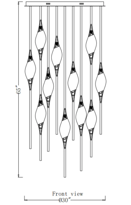 PEZEO CRYSTAL CHANDELIER - Image 31