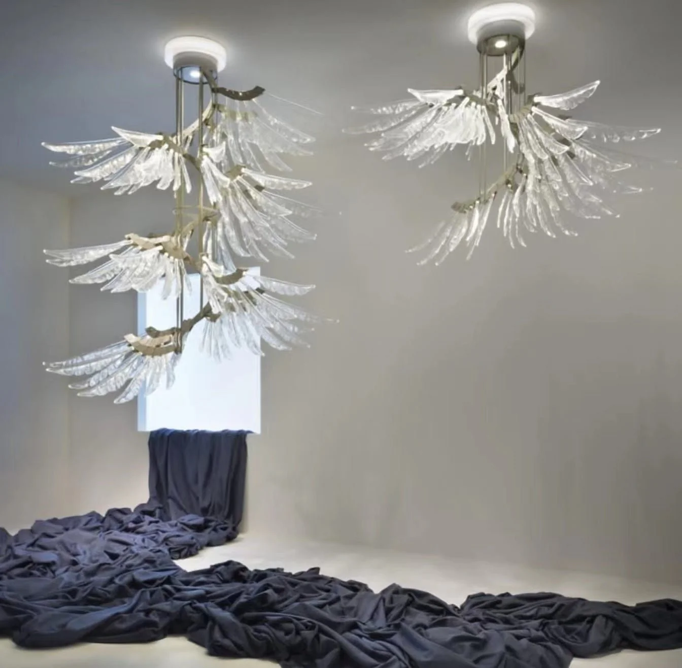 Galaxy Plumage Ascent Crystal Chandelier - Image 11