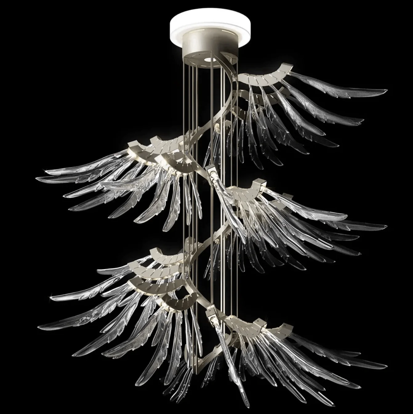 Galaxy Plumage Ascent Crystal Chandelier - Image 5