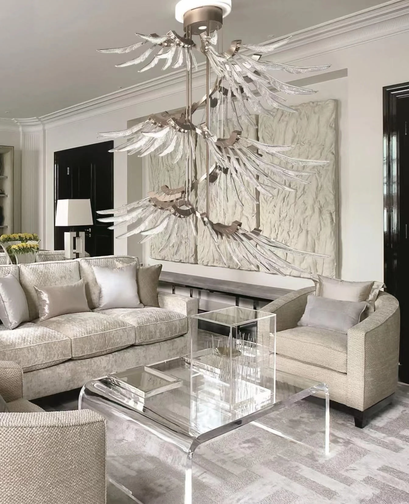 Galaxy Plumage Ascent Crystal Chandelier - Image 7