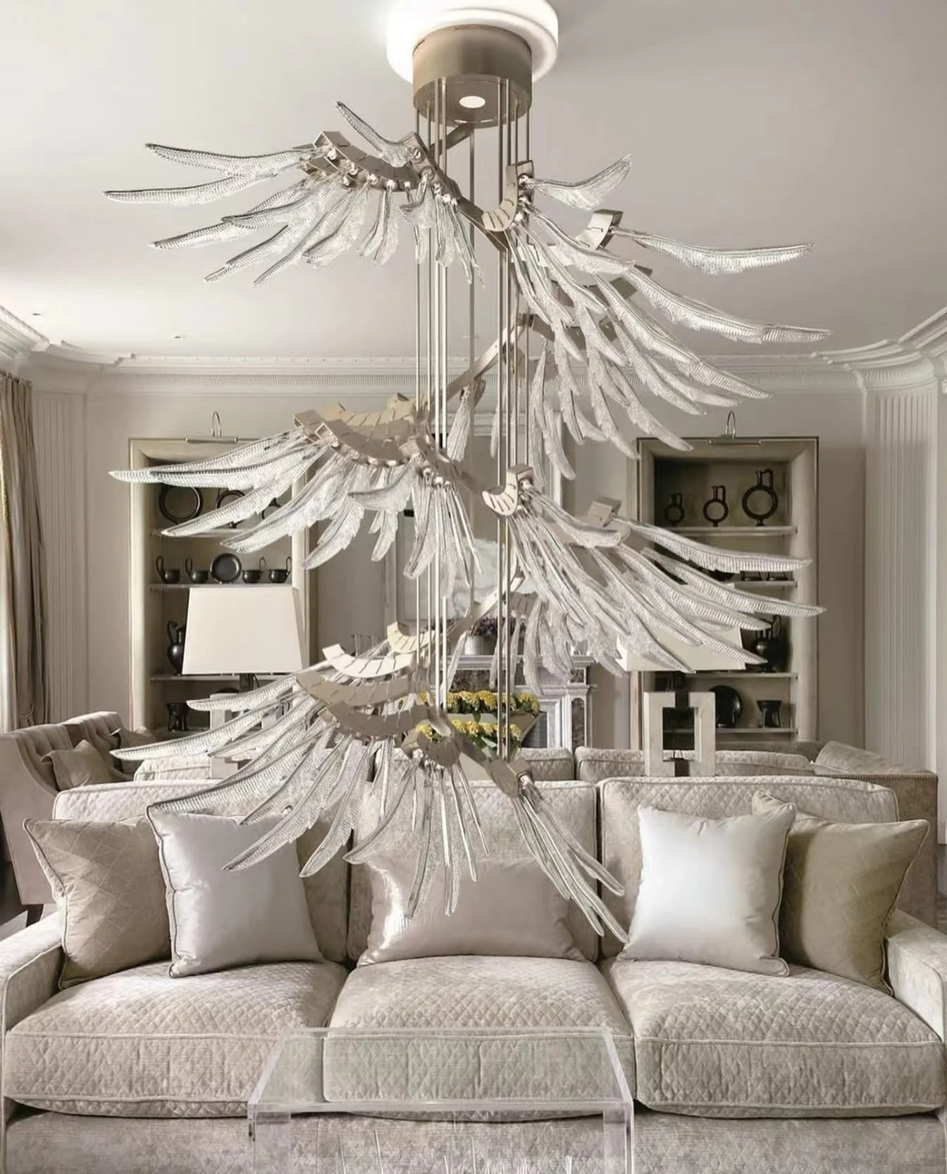 Galaxy Plumage Ascent Crystal Chandelier - Image 8