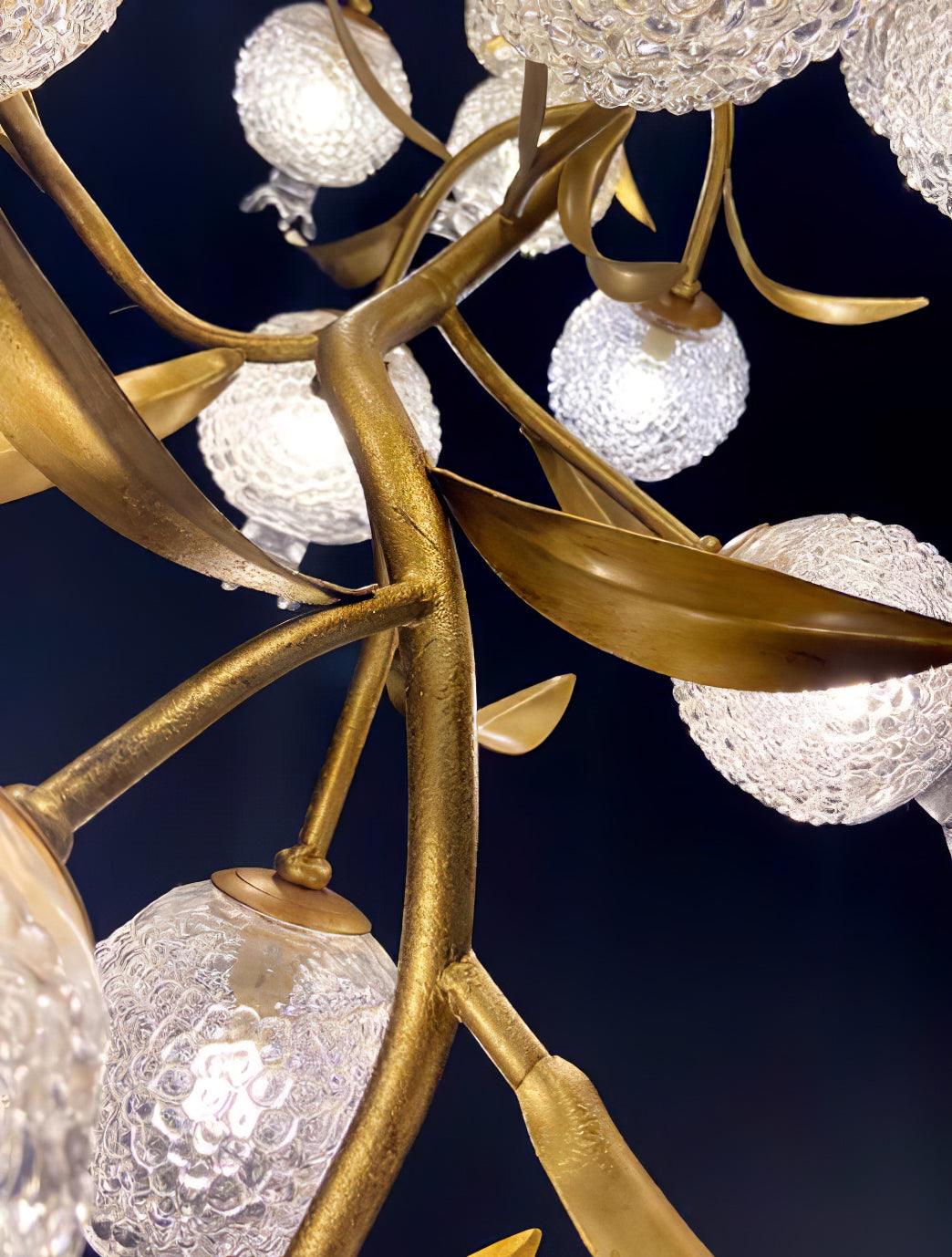 Pomegranate Brass Branch Chandelier - Image 13