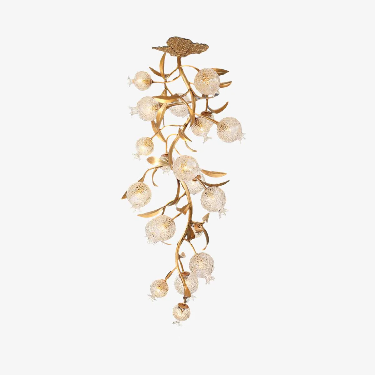 Pomegranate Brass Branch Chandelier - Image 20