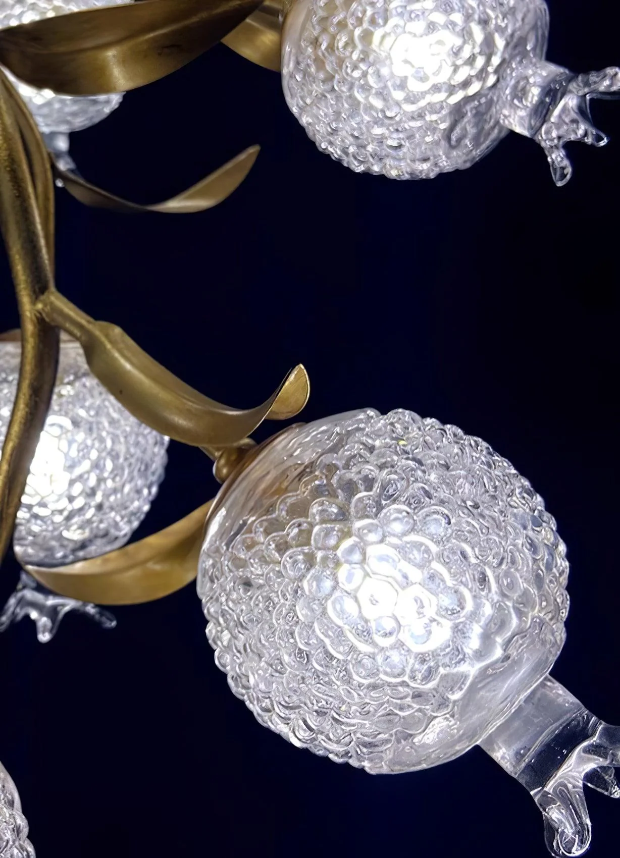 Pomegranate Brass Branch Chandelier - Image 7