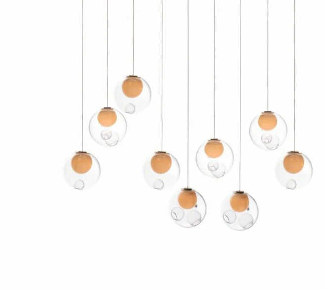 Post Modern Gradient Colorful Ball Pendant Chandelier - Image 2